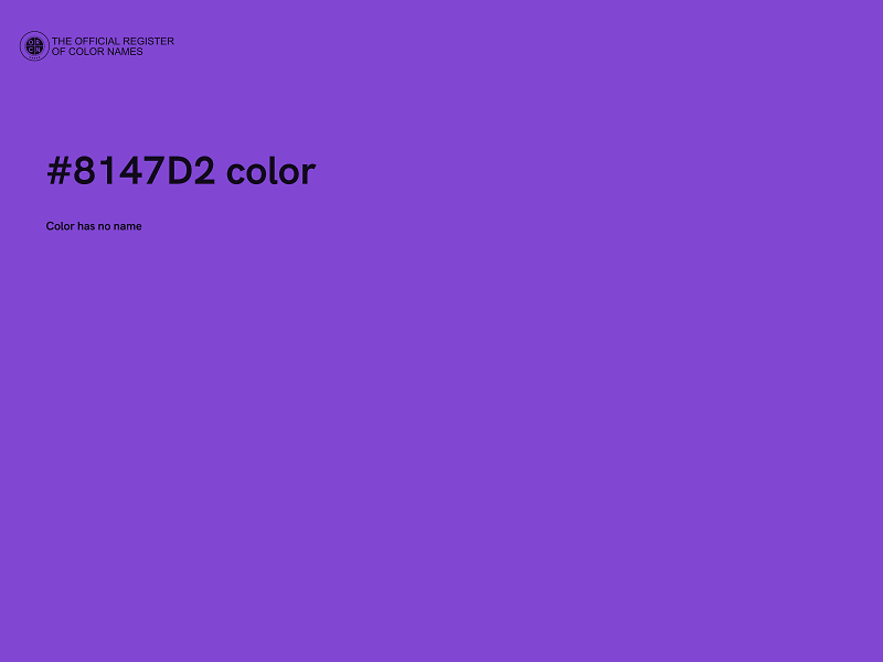 #8147D2 color image