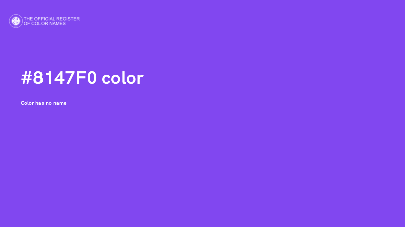 #8147F0 color image