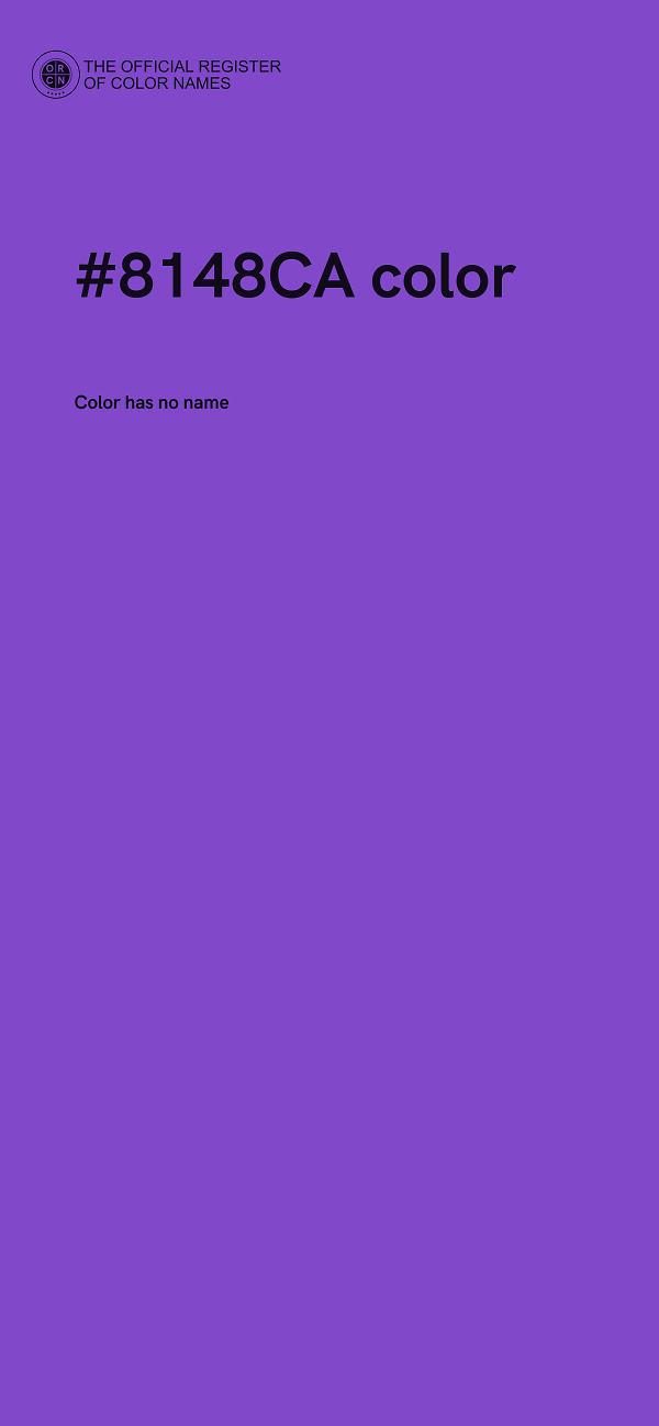 #8148CA color image