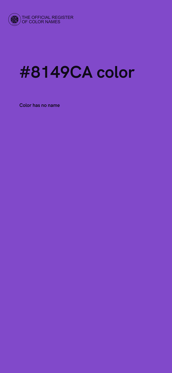 #8149CA color image