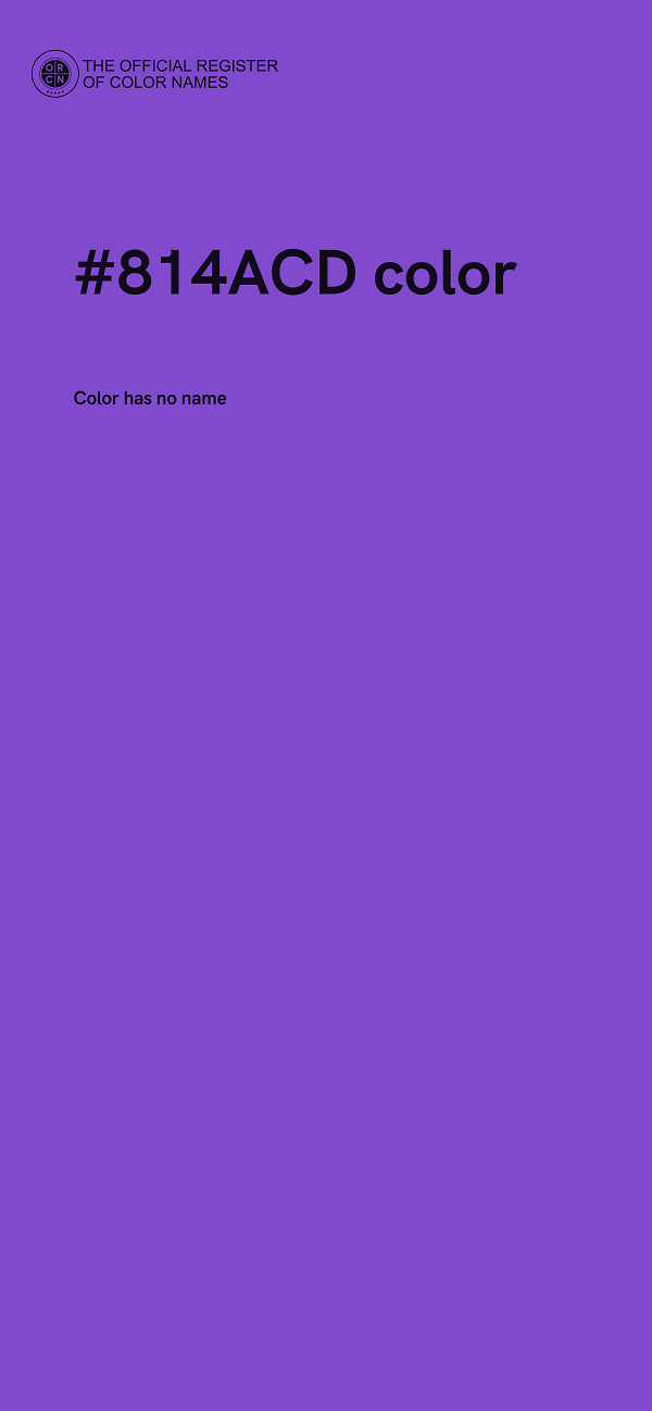 #814ACD color image