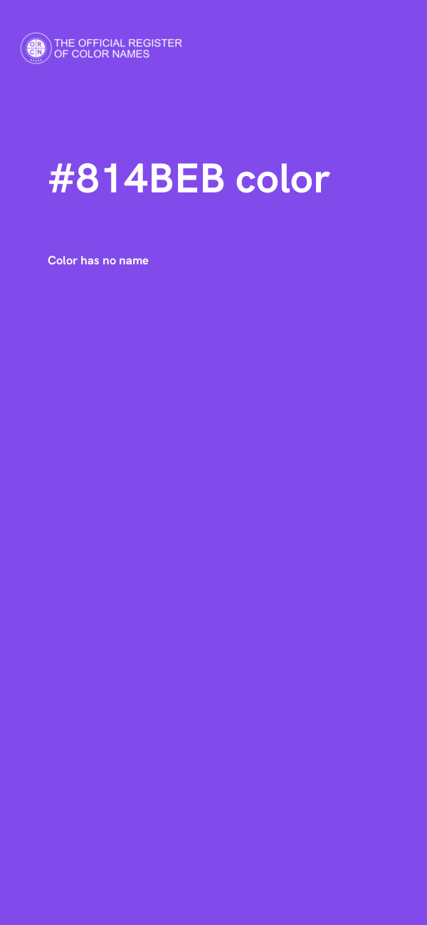 #814BEB color image