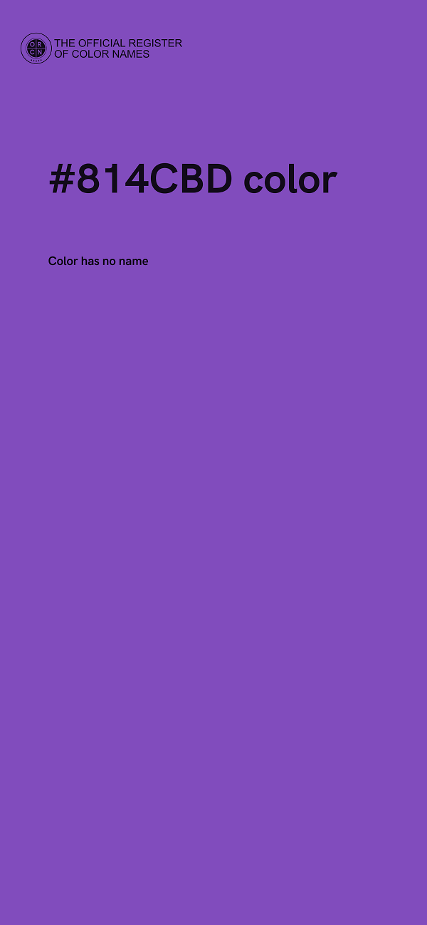 #814CBD color image