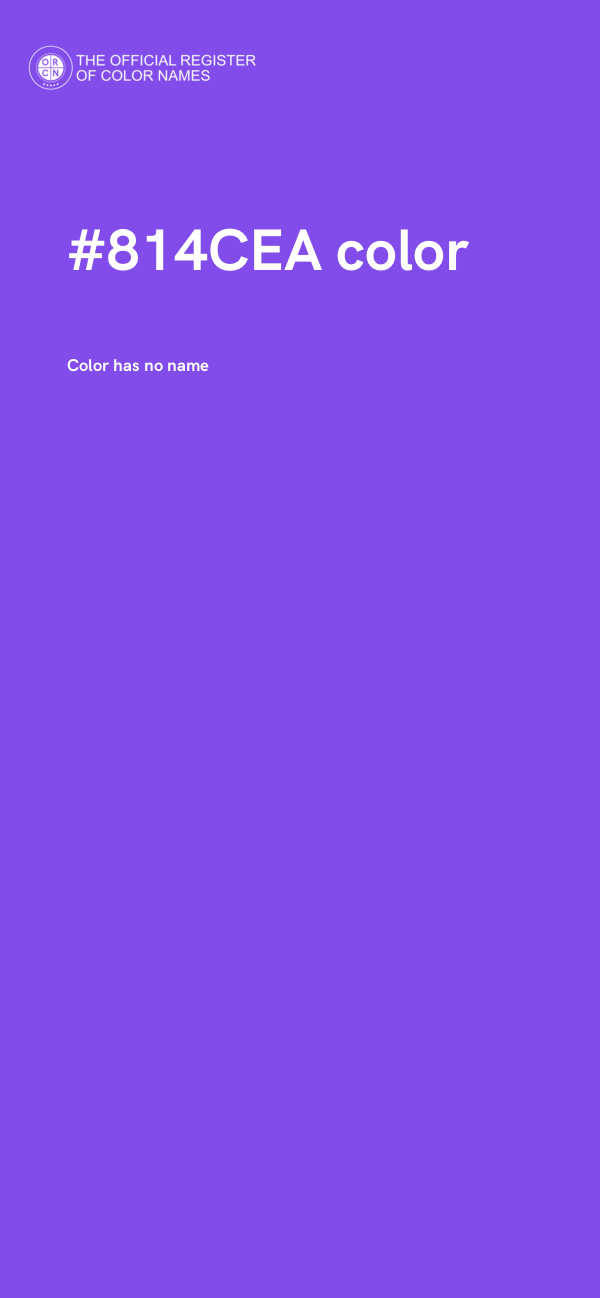 #814CEA color image
