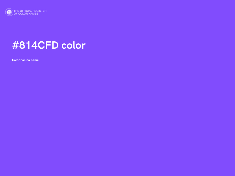 #814CFD color image
