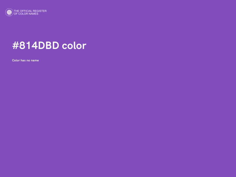 #814DBD color image