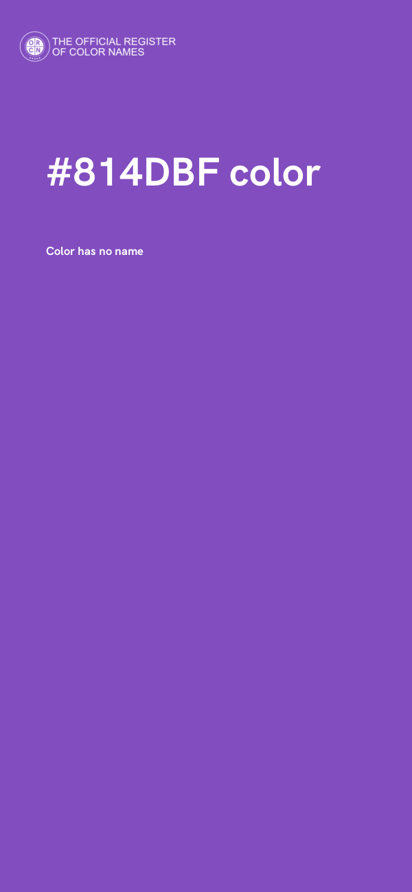 #814DBF color image