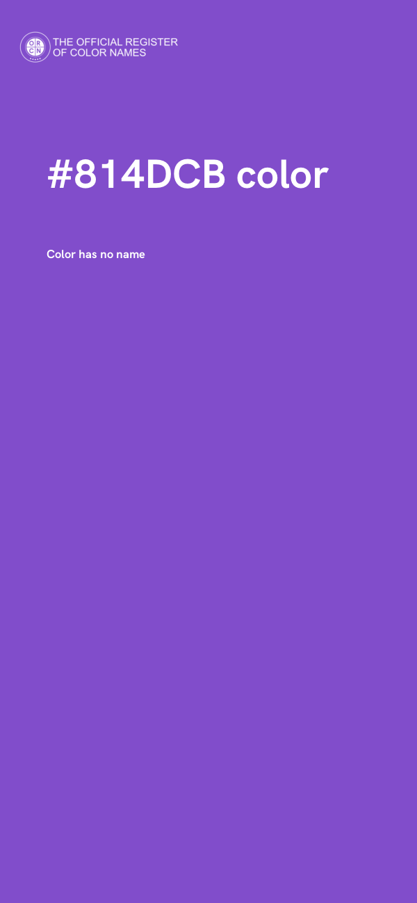 #814DCB color image