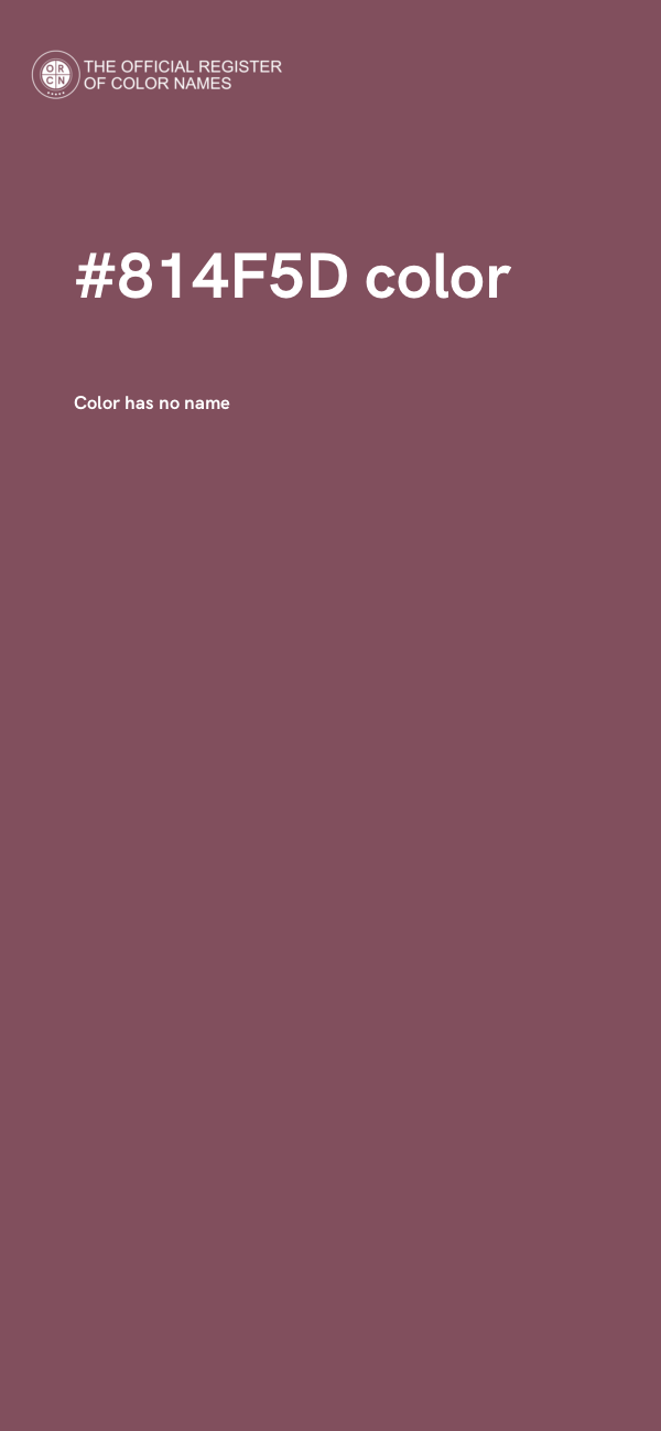#814F5D color image