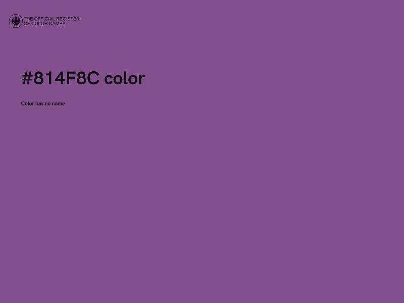 #814F8C color image