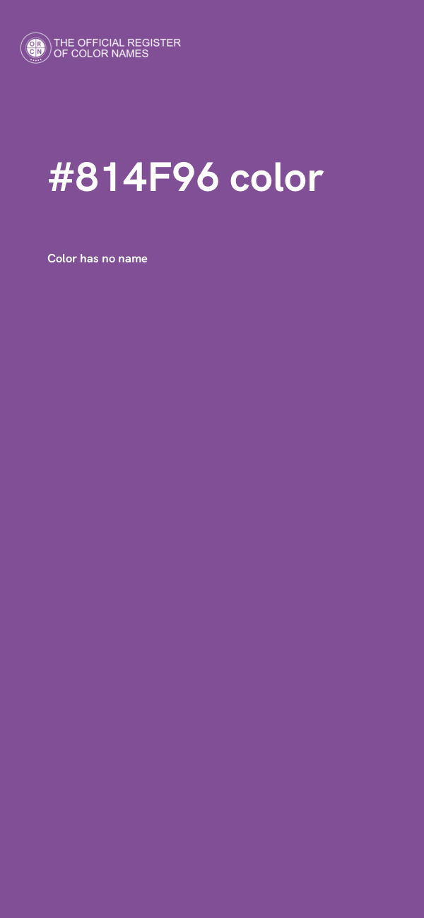 #814F96 color image