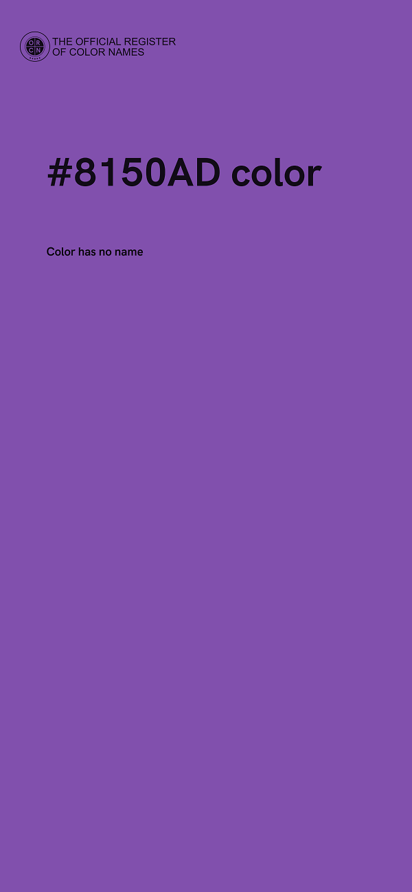 #8150AD color image