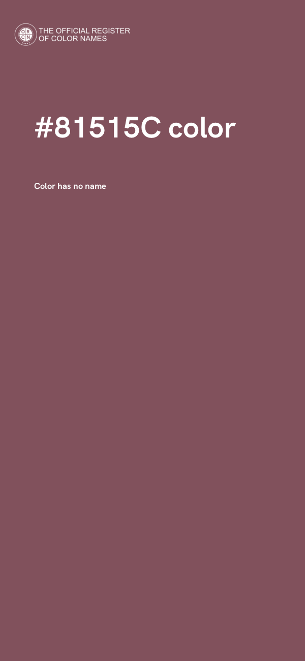 #81515C color image