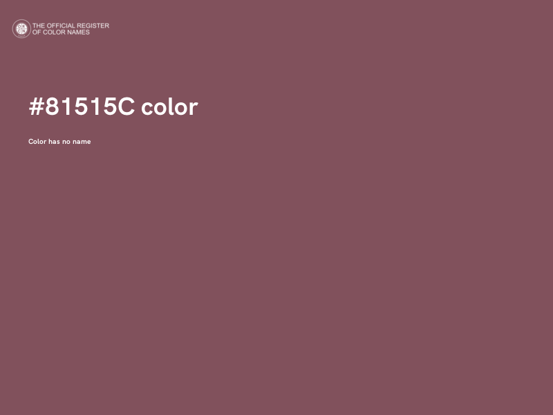 #81515C color image