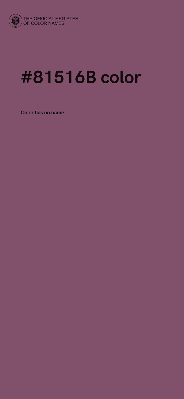 #81516B color image