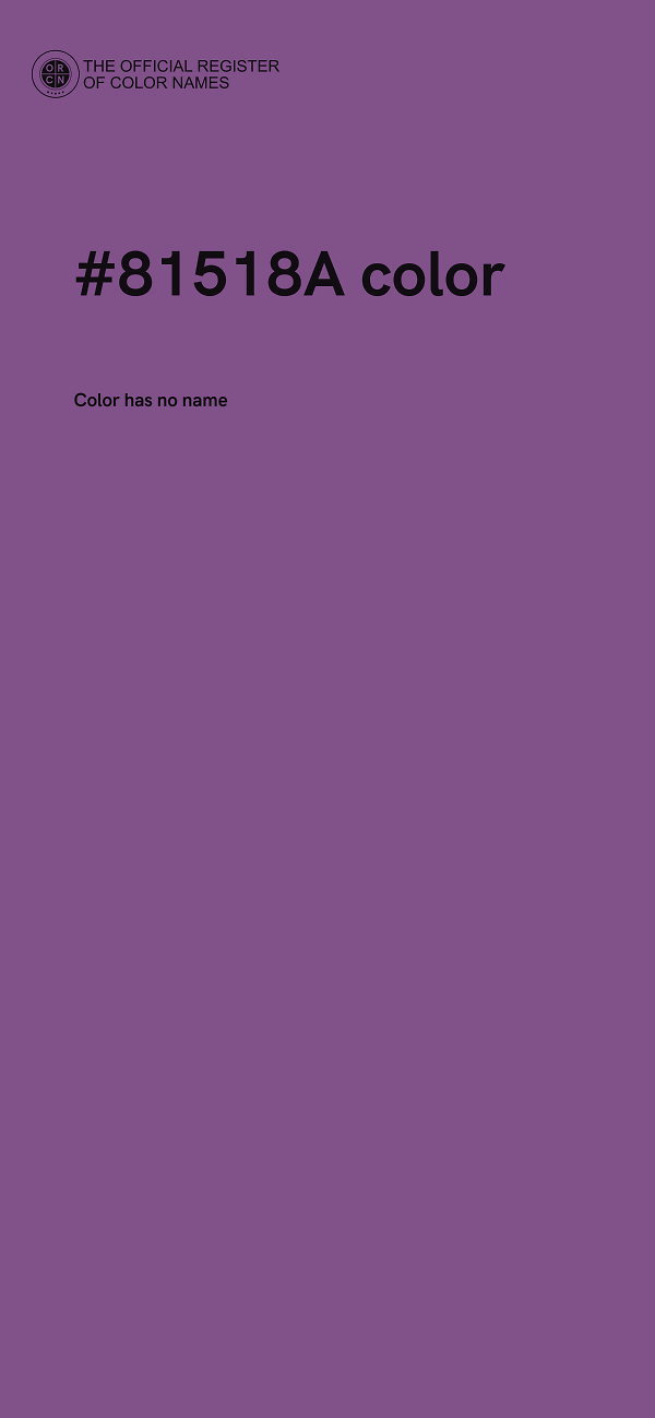 #81518A color image