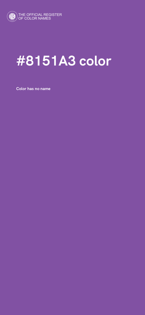 #8151A3 color image