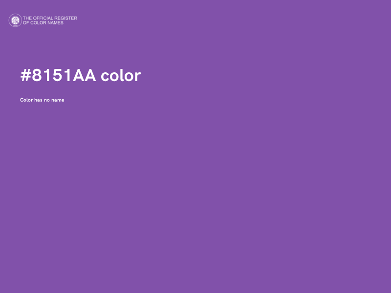#8151AA color image