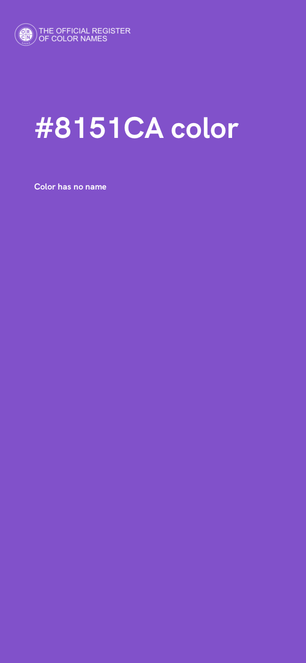 #8151CA color image