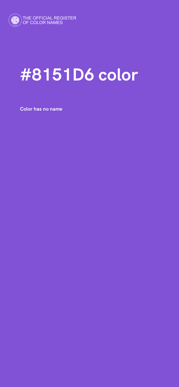 #8151D6 color image