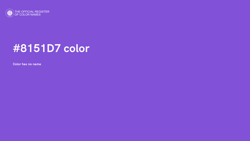 #8151D7 color image