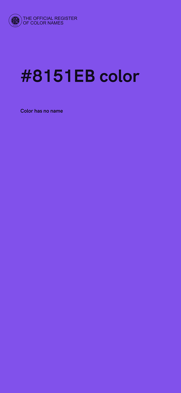 #8151EB color image