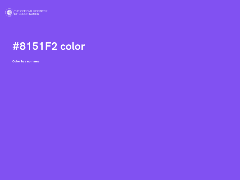 #8151F2 color image