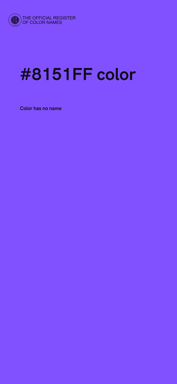 #8151FF color image