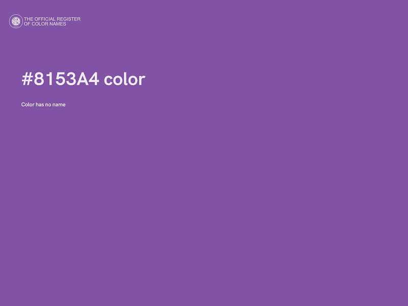 #8153A4 color image