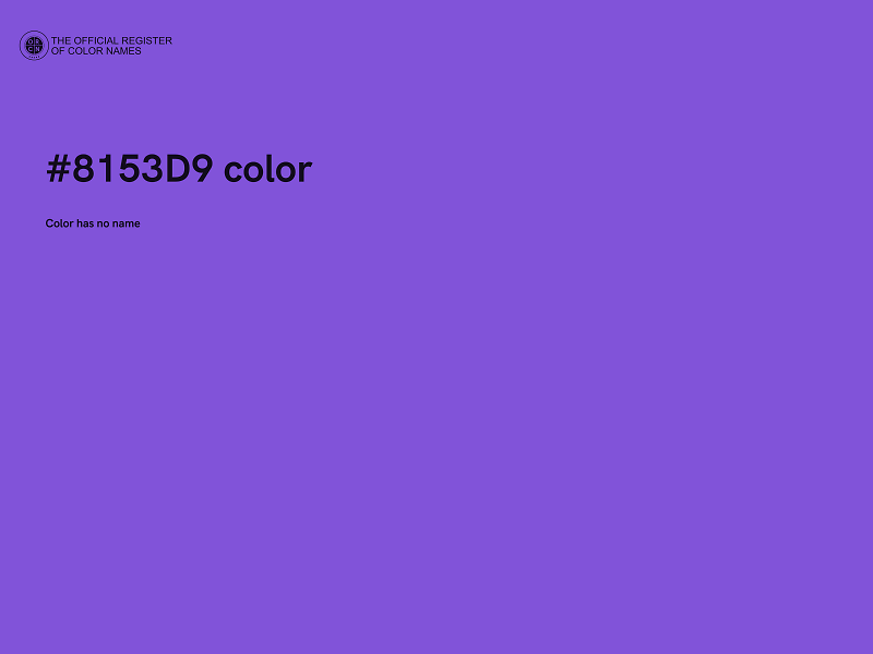 #8153D9 color image