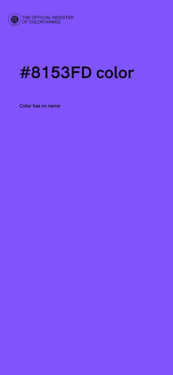 #8153FD color image