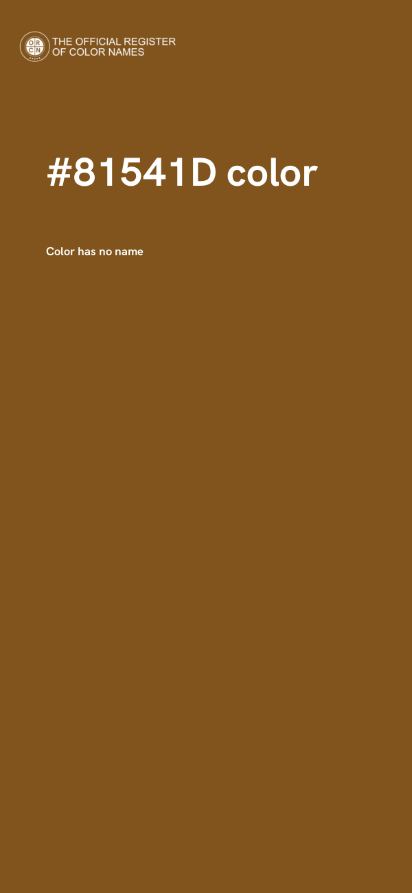 #81541D color image