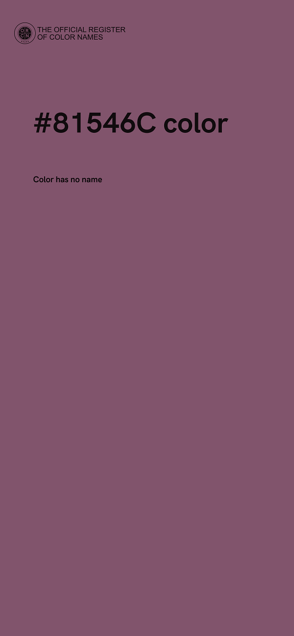 #81546C color image