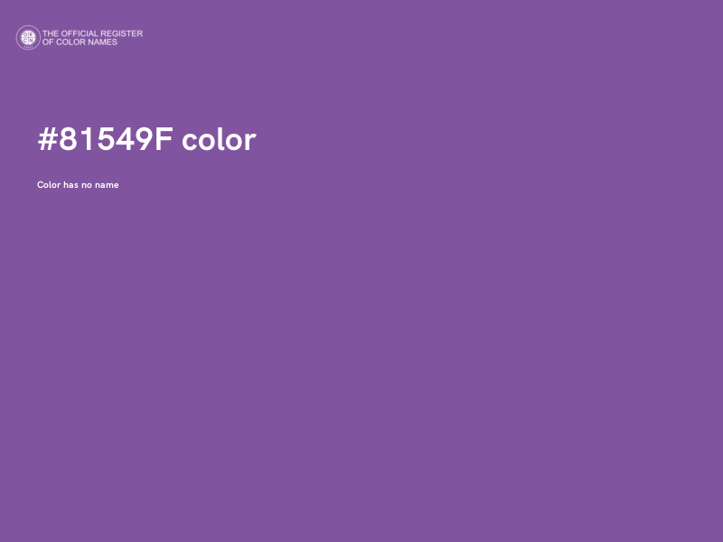#81549F color image