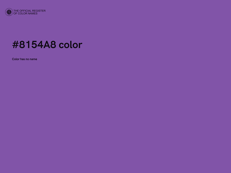 #8154A8 color image