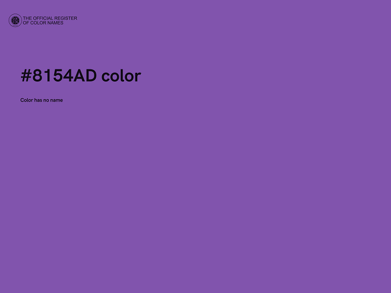 #8154AD color image