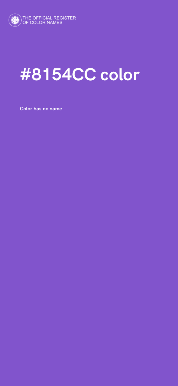 #8154CC color image