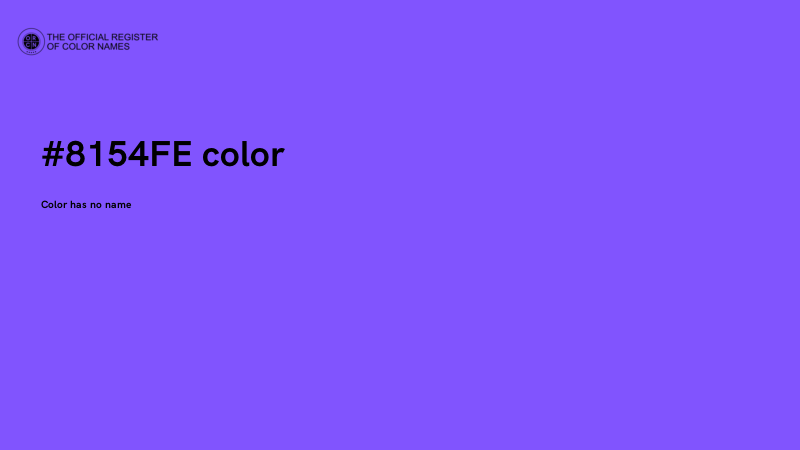 #8154FE color image