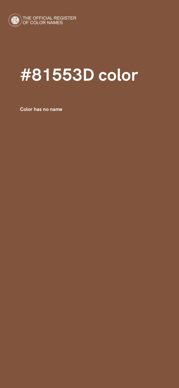 #81553D color image