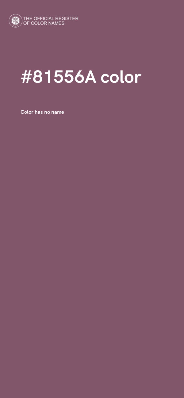 #81556A color image