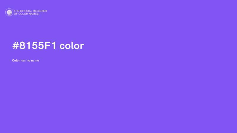 #8155F1 color image