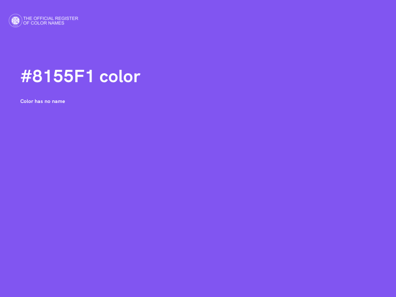 #8155F1 color image