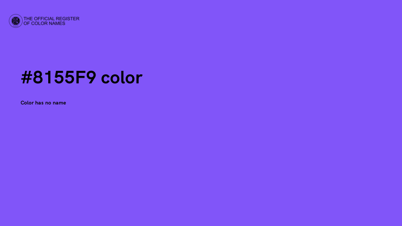 #8155F9 color image