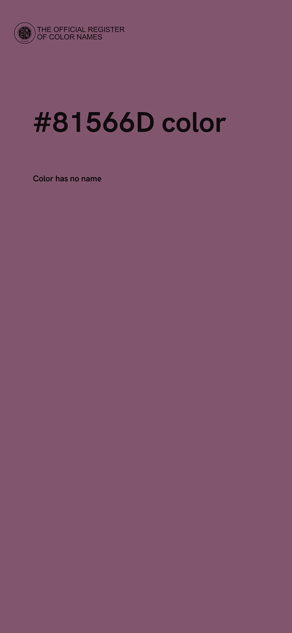 #81566D color image