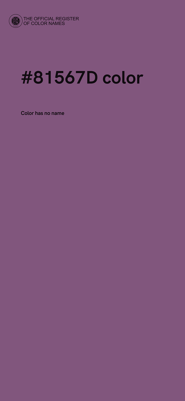 #81567D color image