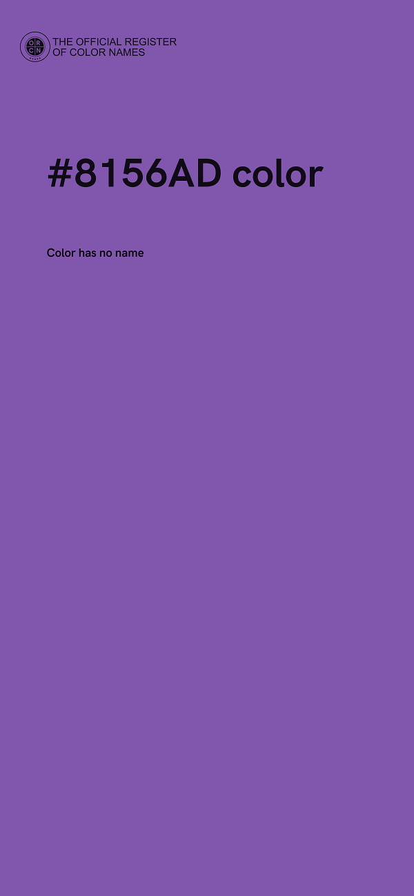 #8156AD color image
