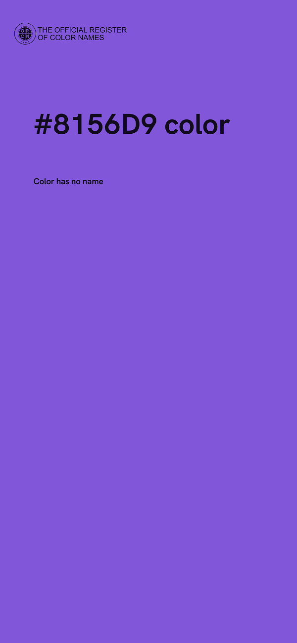#8156D9 color image