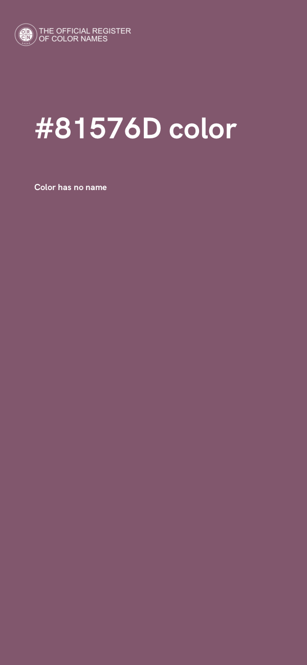 #81576D color image