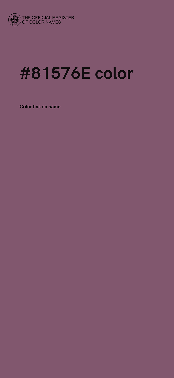 #81576E color image