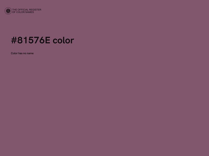 #81576E color image